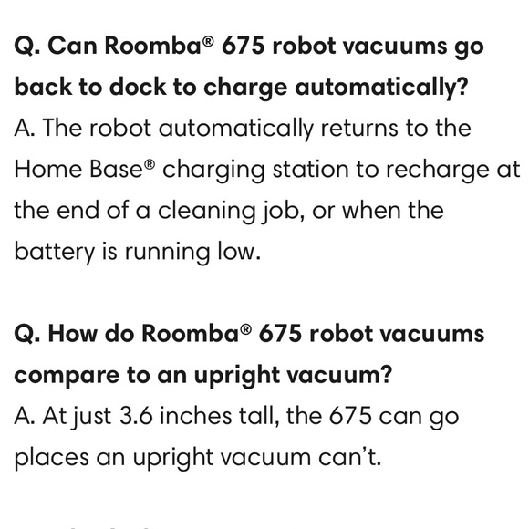 iRobot Roomba 675Wi-Fi® Robot Vacuum #1R675020 - Picture 12 of 13